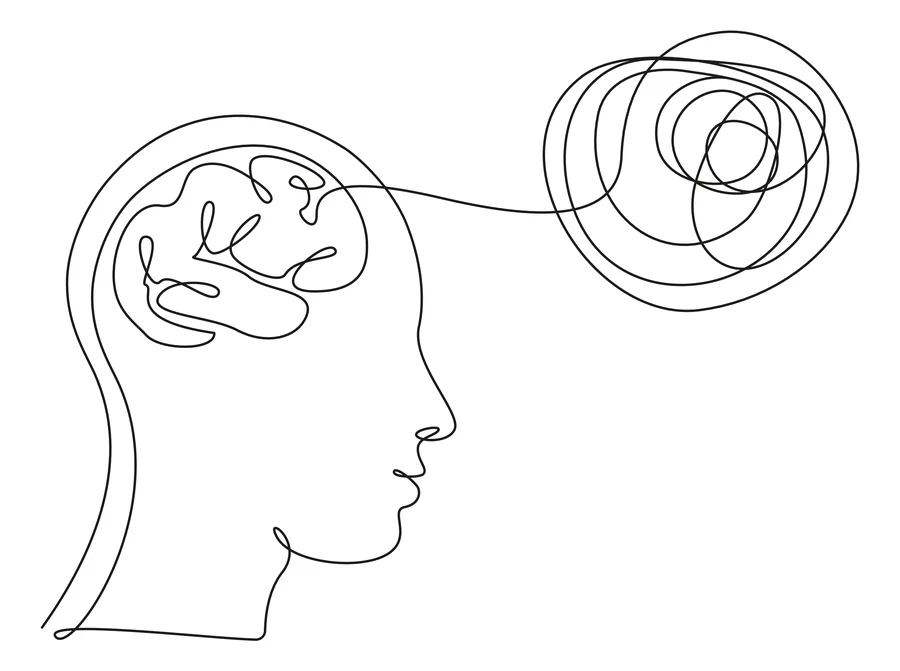 Hand-drawn illustration on the Clinicians page — Maxwell Minds providing independent specialist psychopharmacology support to prescribers